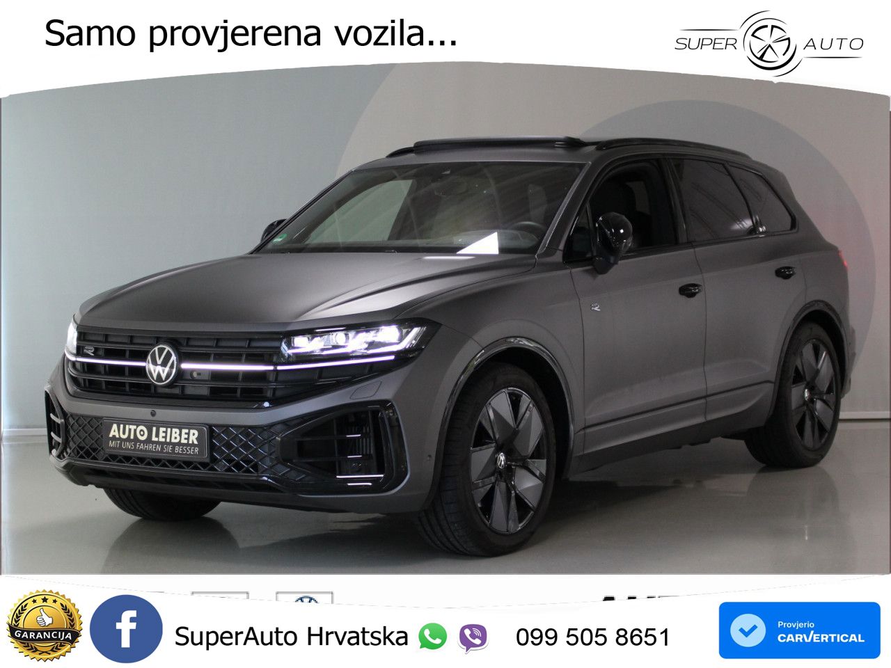 Volkswagen Touareg 3.0 V6 TFSI (340 KS) 4MOTION Tiptronic ZRAČNI+ACC+GR SJED+KAM+PANO