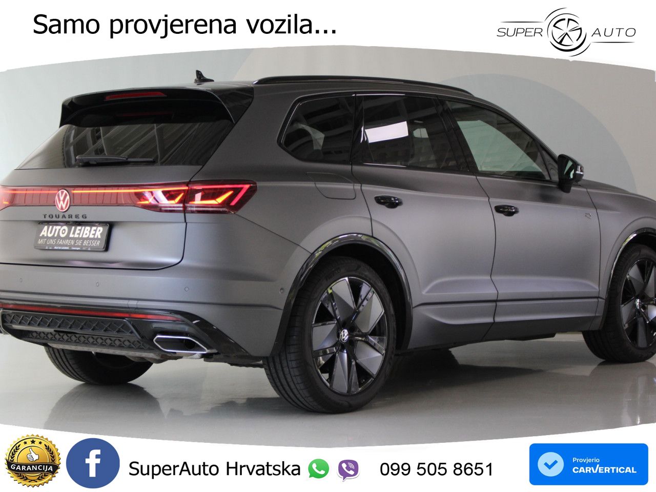Volkswagen Touareg 3.0 V6 TFSI (340 KS) 4MOTION Tiptronic ZRAČNI+ACC+GR SJED+KAM+PANO
