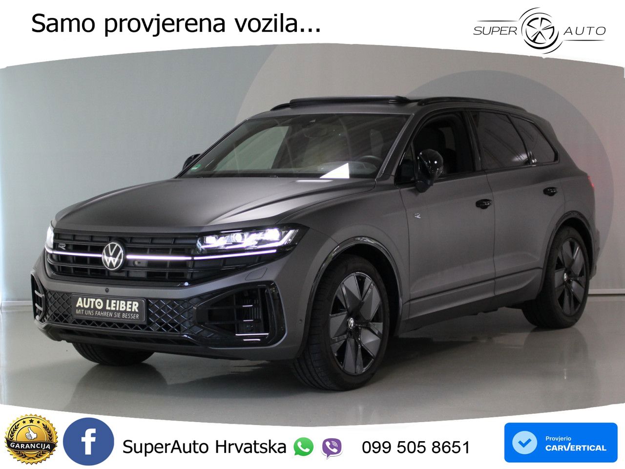 Volkswagen Touareg 3.0 V6 TFSI (340 KS) 4MOTION Tiptronic ZRAČNI+ACC+GR SJED+KAM+PANO