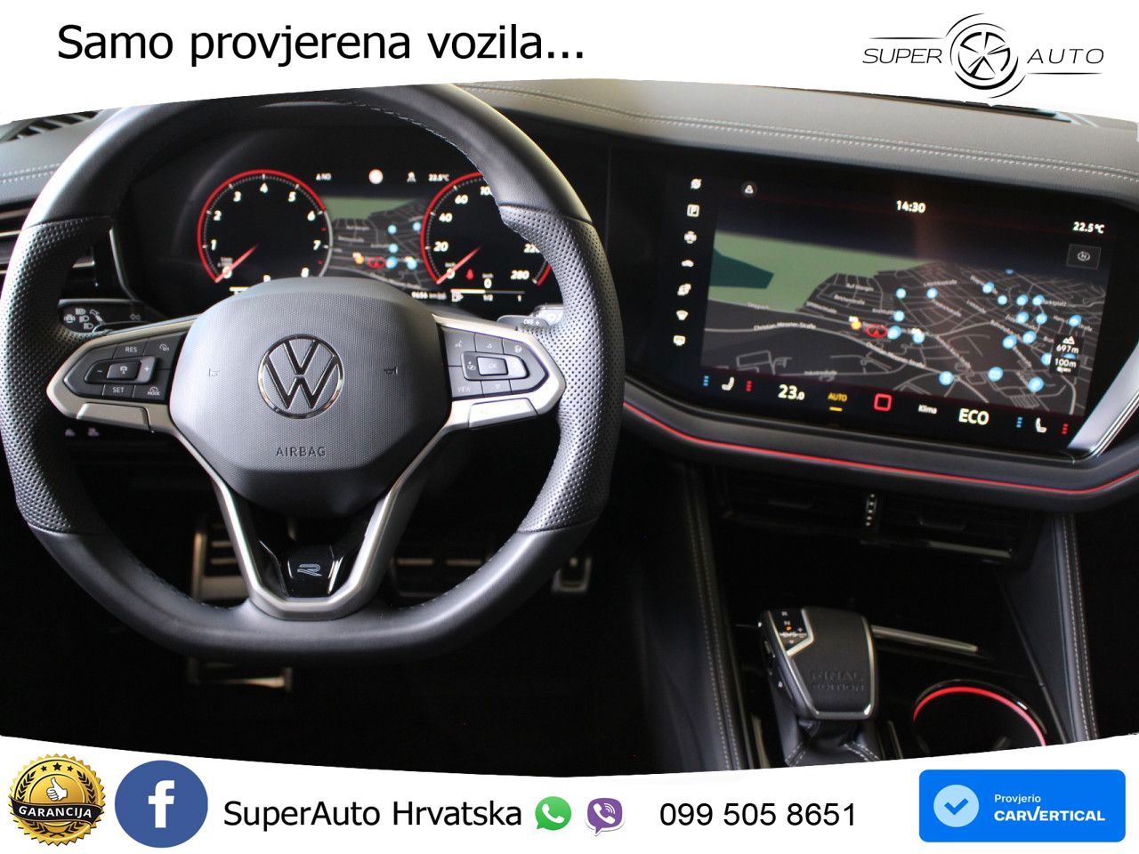 Volkswagen Touareg 3.0 V6 TFSI (340 KS) 4MOTION Tiptronic ZRAČNI+ACC+GR SJED+KAM+PANO