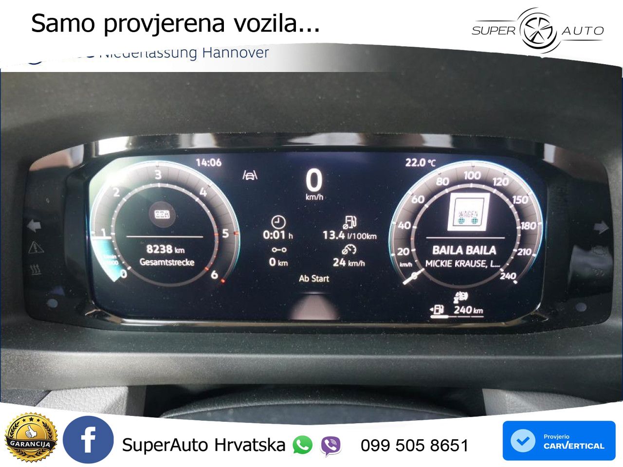Volkswagen Crafter Kasten Mittel Navi Klima Kamera 140 KS