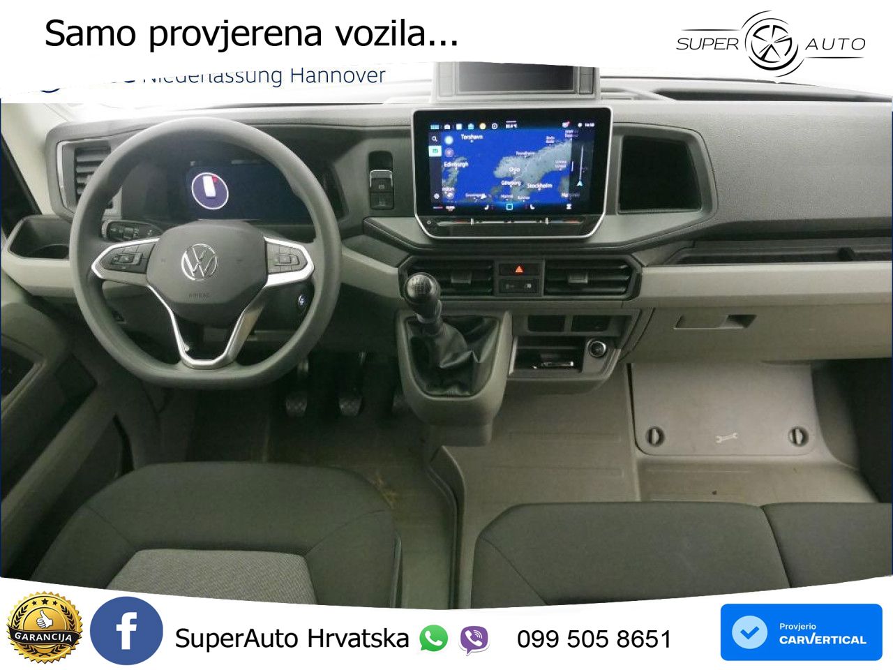 Volkswagen Crafter Kasten Mittel Navi Klima Kamera 140 KS