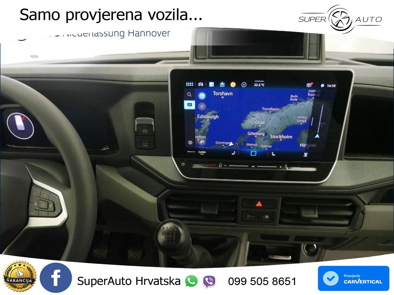 Volkswagen Crafter Kasten Mittel Navi Klima Kamera 140 KS