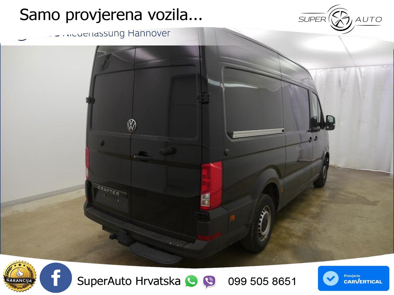 Volkswagen Crafter Kasten Mittel Navi Klima Kamera 140 KS