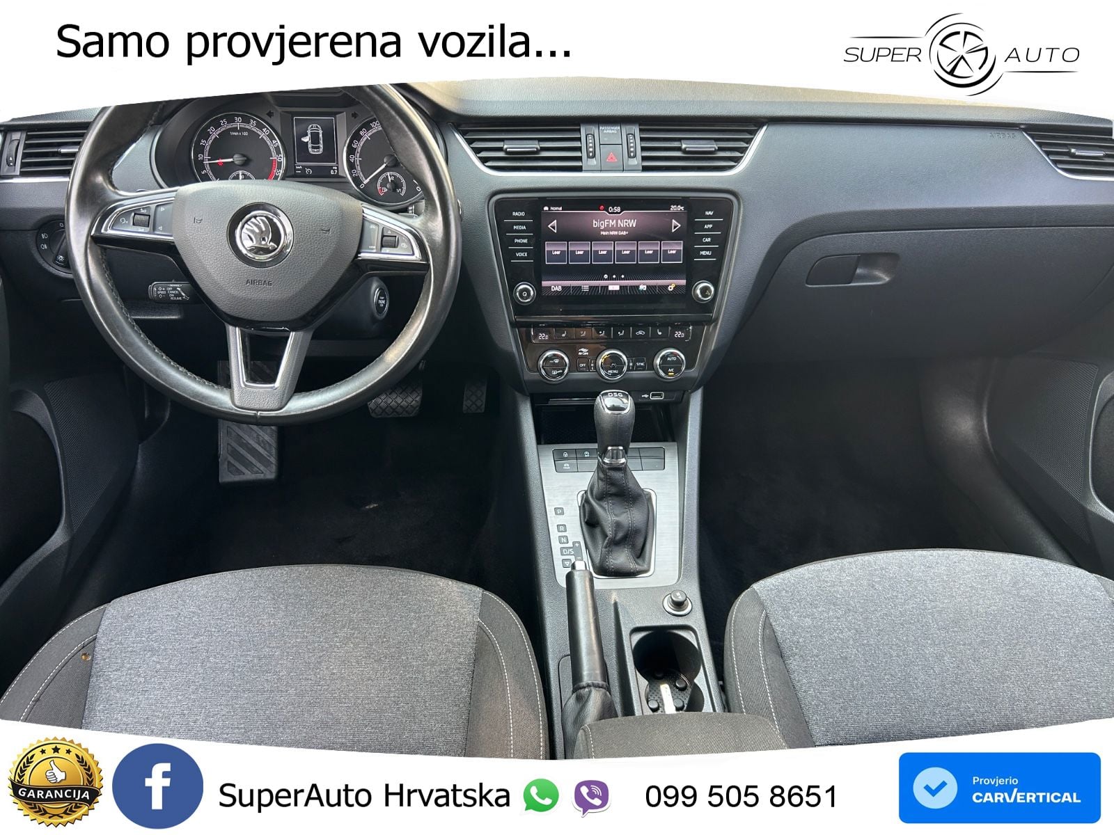Škoda Octavia Combi 2.0 TDI (150 KS) DSG LED+GR SJED+ACC