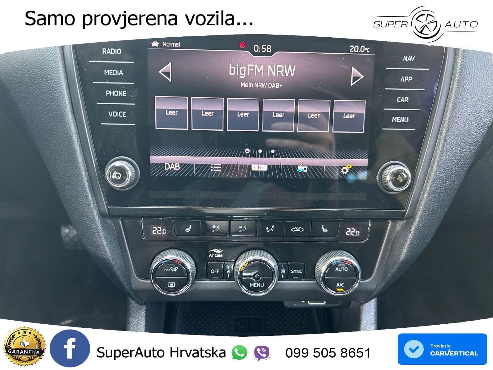 Škoda Octavia Combi 2.0 TDI (150 KS) DSG LED+GR SJED+ACC