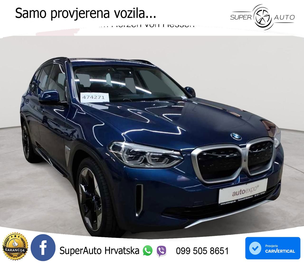 BMW iX3 80 kWh (286 KS)