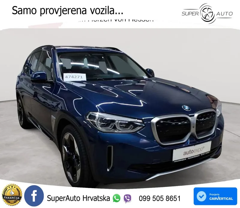 BMW iX3 80 kWh (286 KS)