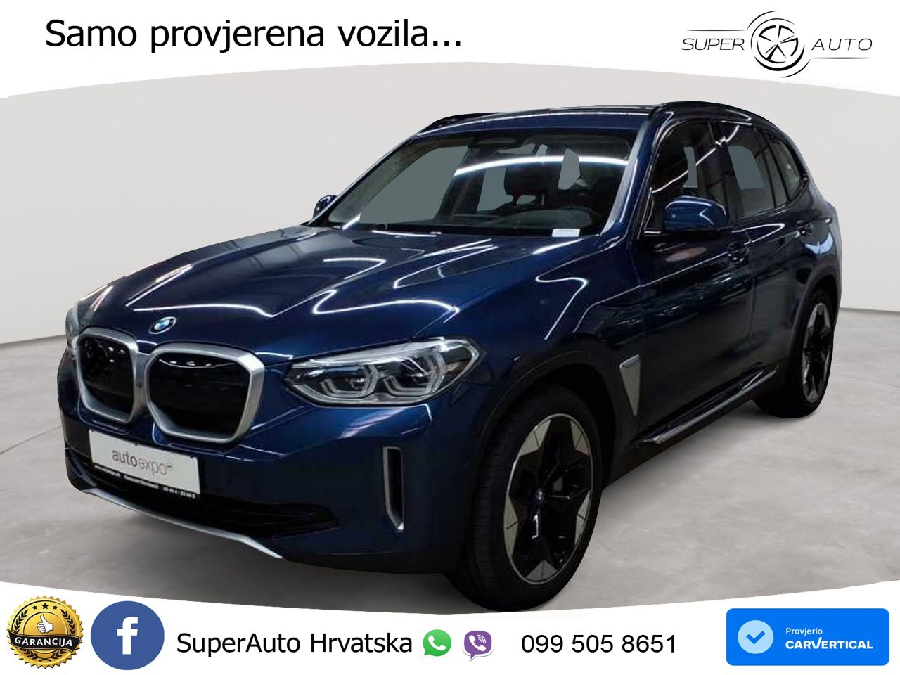 BMW iX3 80 kWh (286 KS)