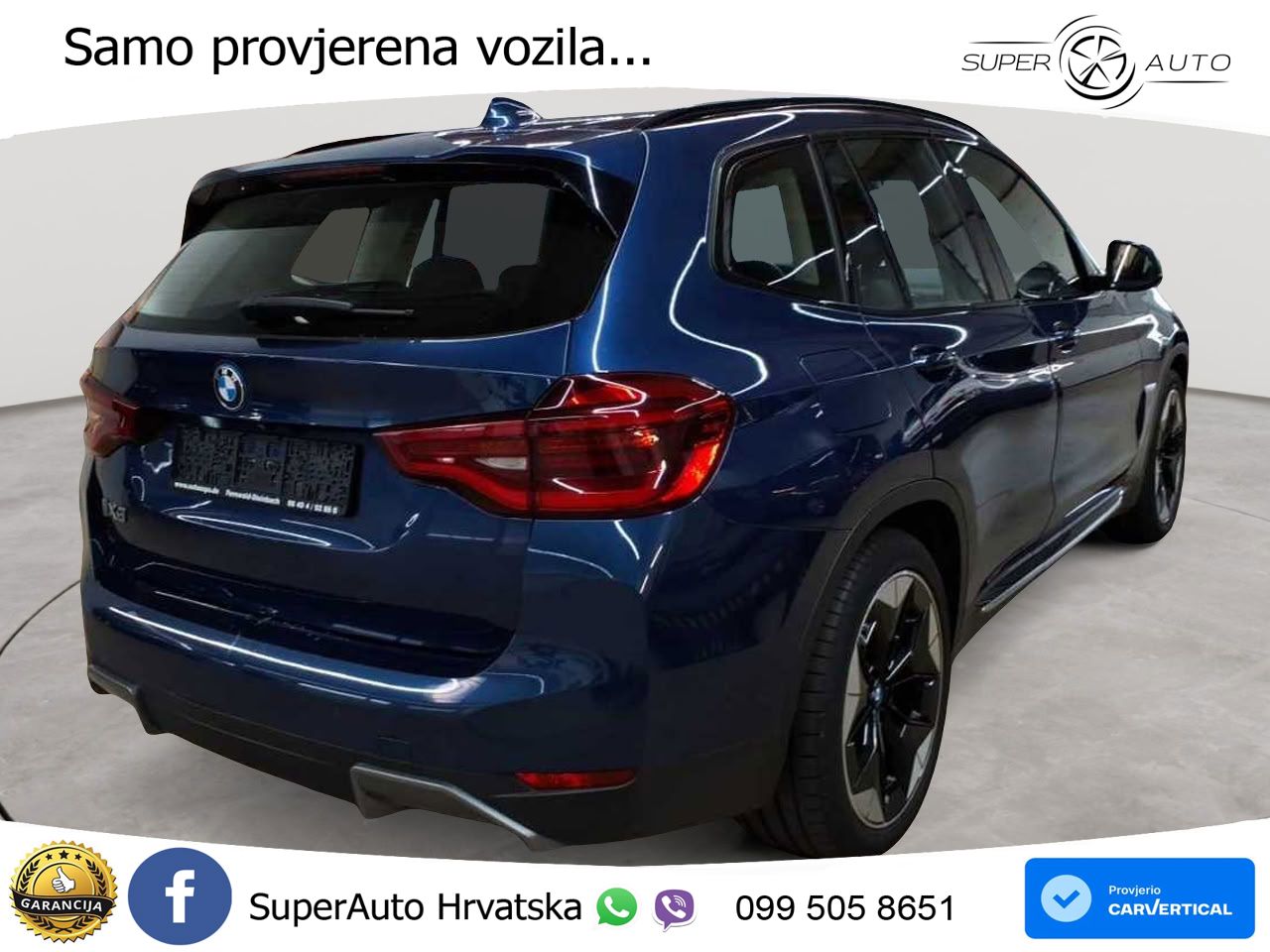 BMW iX3 80 kWh (286 KS)