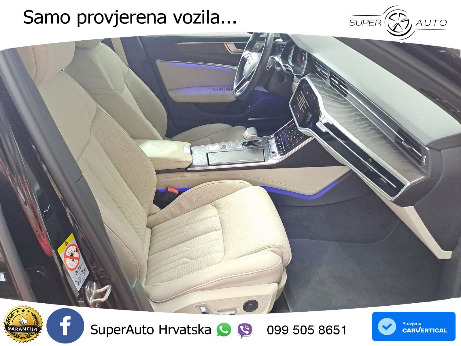 Audi A6 50 TDI V6 (286 KS) quattro tiptronic S line ZRAČNI+ACC+4xGR SJED+KAM