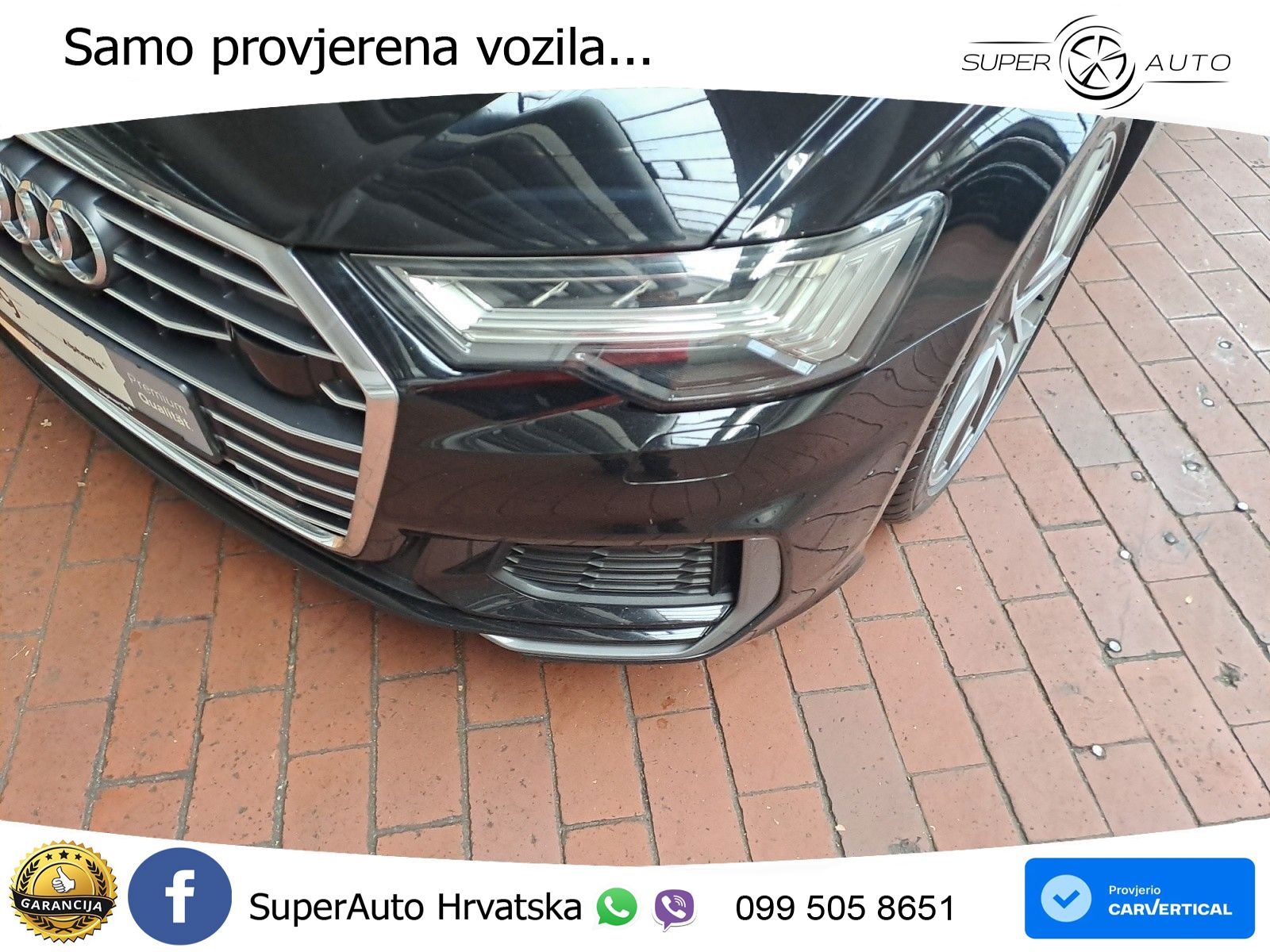 Audi A6 50 TDI V6 (286 KS) quattro tiptronic S line ZRAČNI+ACC+4xGR SJED+KAM
