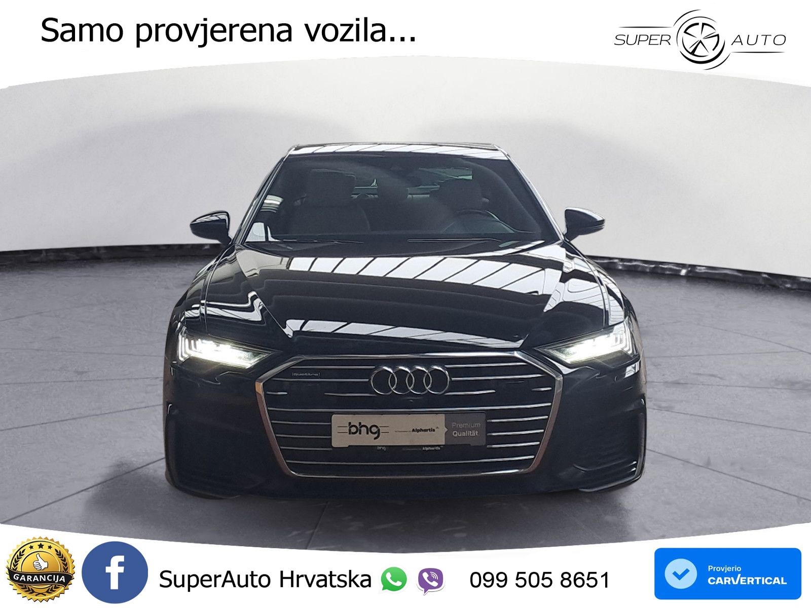Audi A6 50 TDI V6 (286 KS) quattro tiptronic S line ZRAČNI+ACC+4xGR SJED+KAM