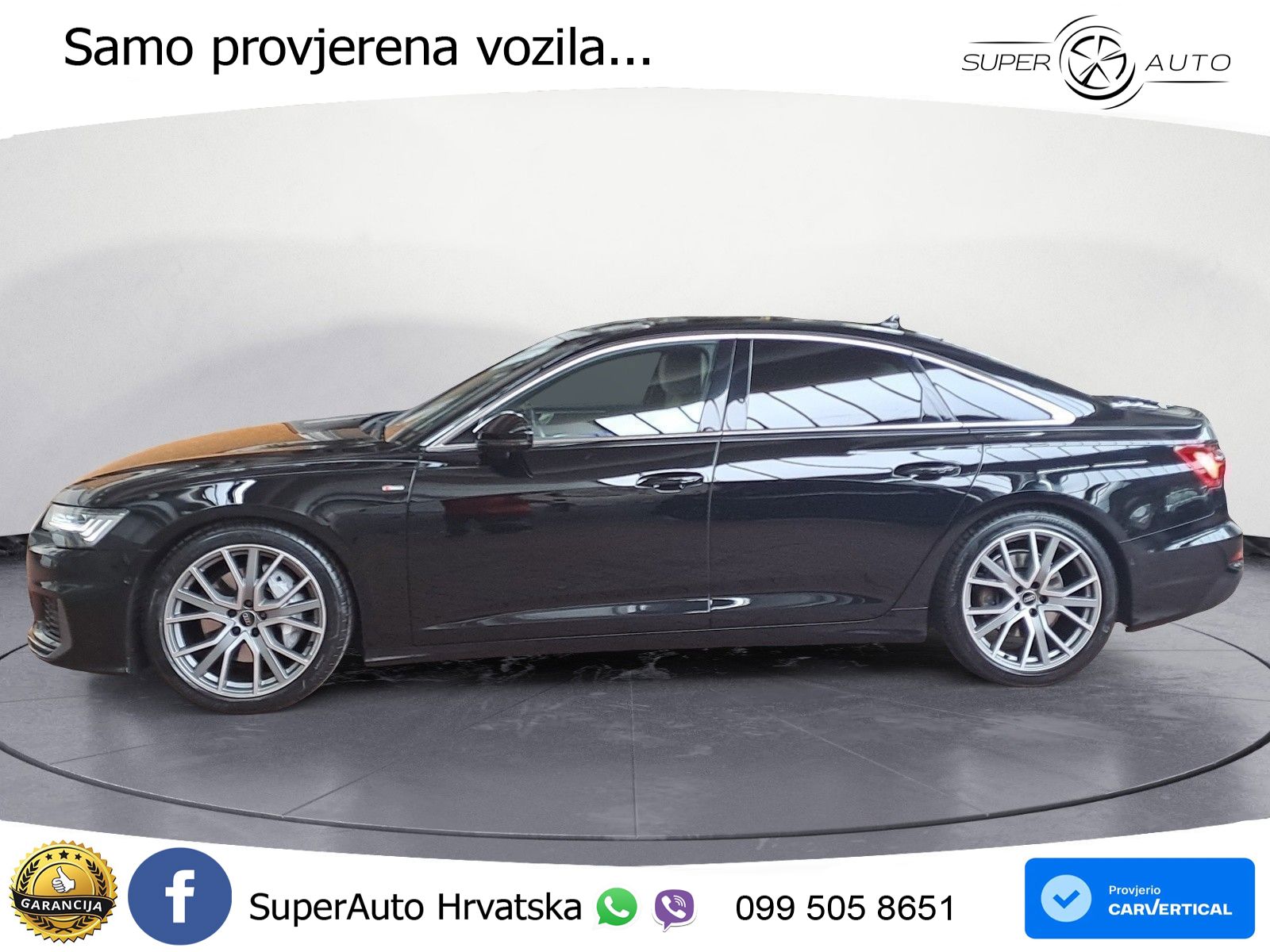 Audi A6 50 TDI V6 (286 KS) quattro tiptronic S line ZRAČNI+ACC+4xGR SJED+KAM