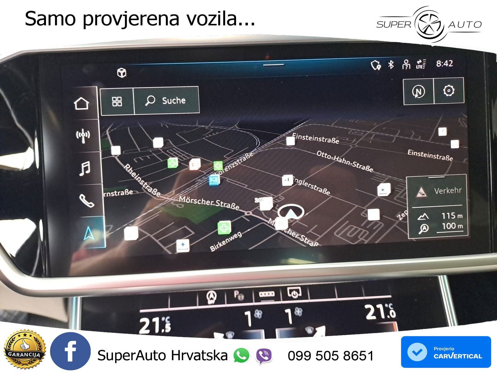 Audi A6 50 TDI V6 (286 KS) quattro tiptronic S line ZRAČNI+ACC+4xGR SJED+KAM