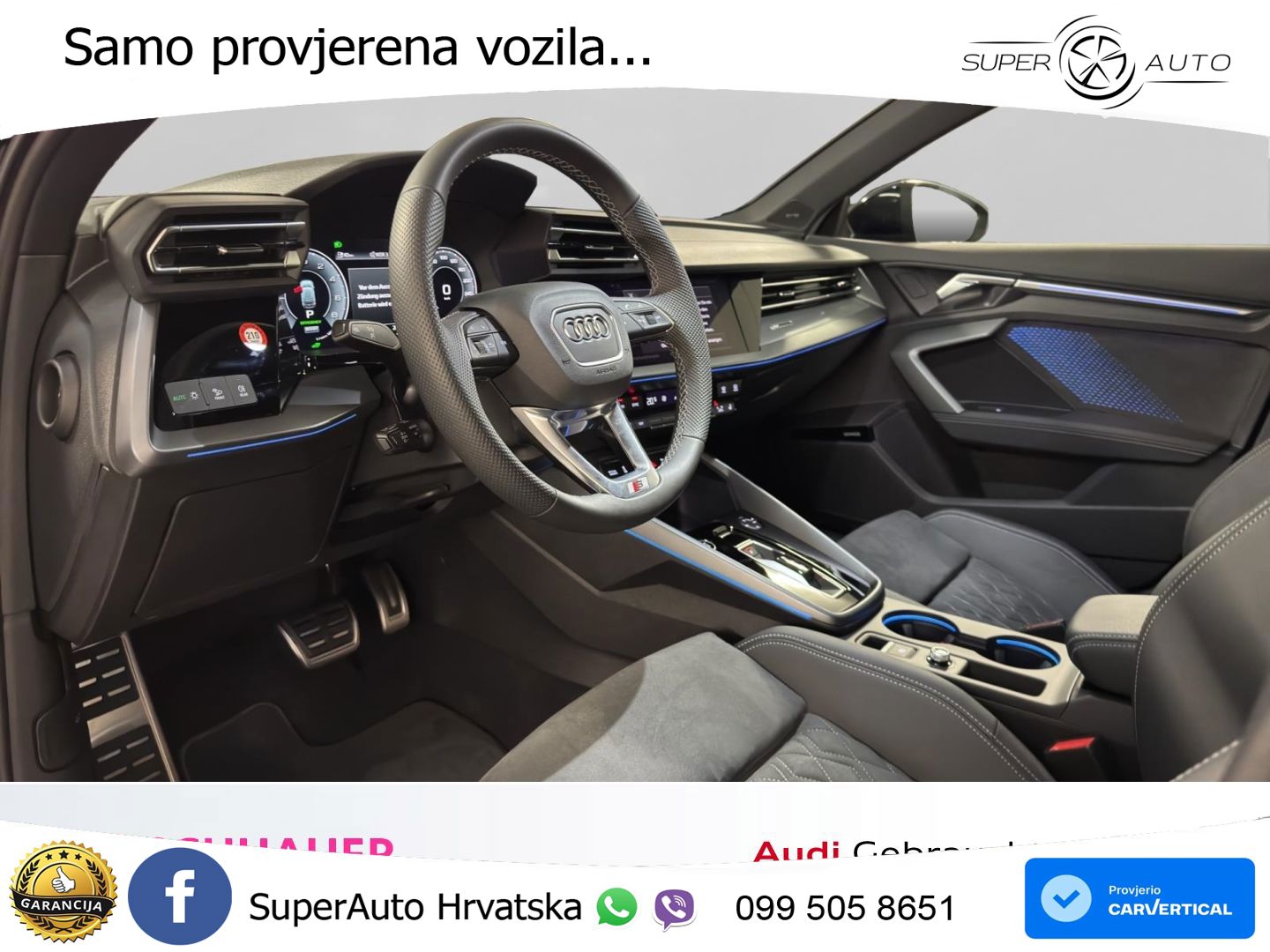 Audi A3 45 TFSIe (272 KS) S tronic S line LED+GR SJED+ACC