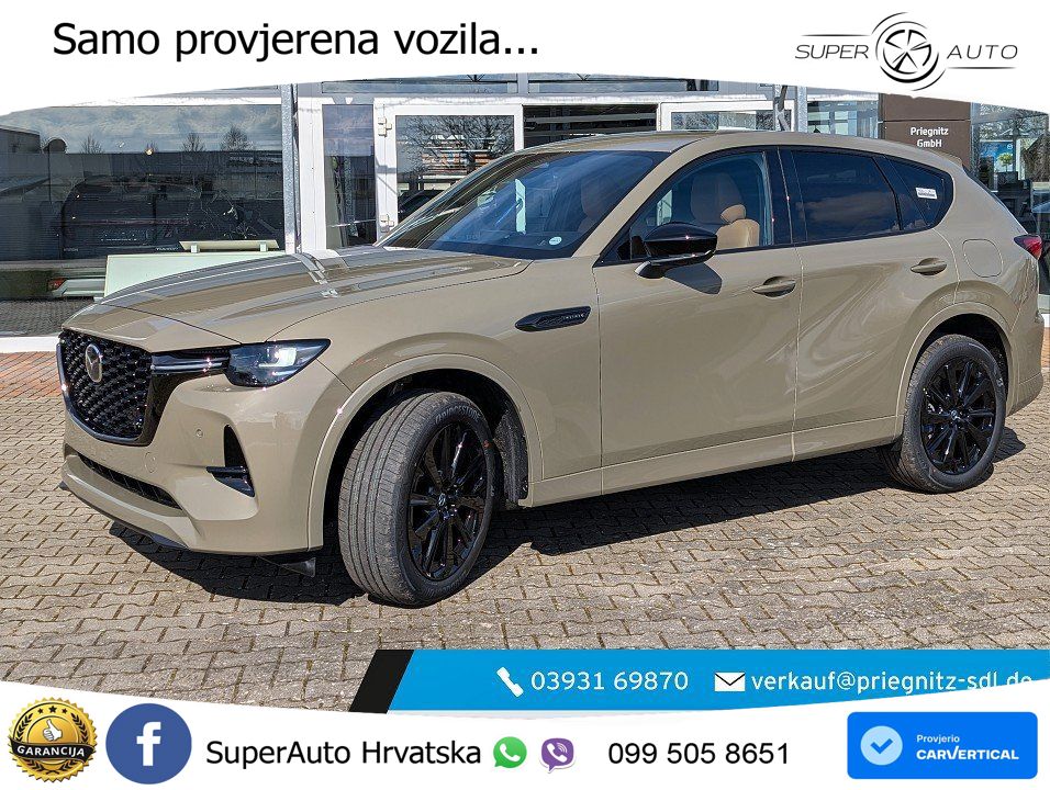 Mazda CX-60 3.3 e-Skyactiv D (254 KS) AWD Automatic MATRIX+GR SJED+KAM