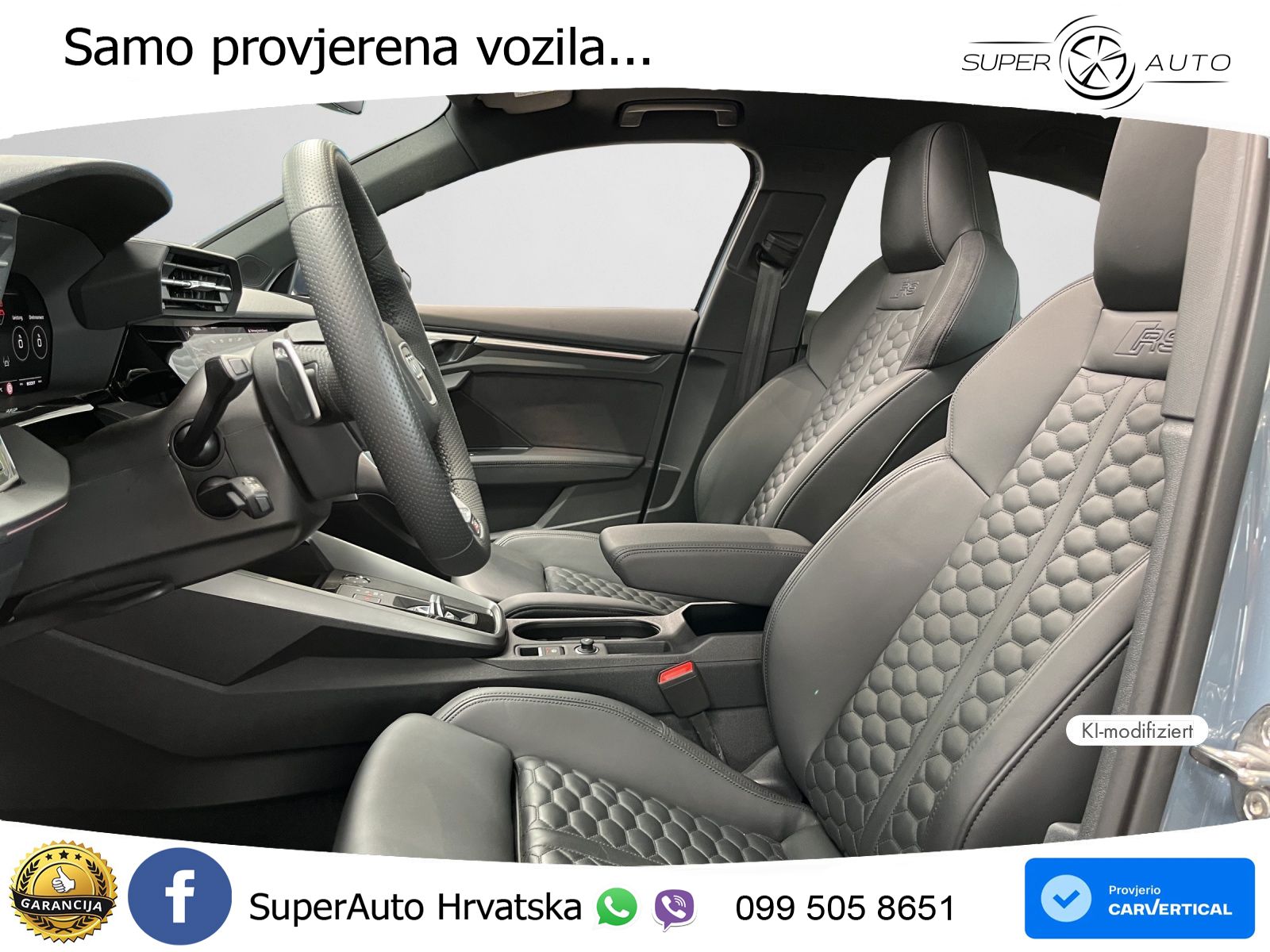Audi RS3 Sedan 2.5 TFSI (400 KS) quattro S tronic MATRIX+GR SJED+KAM