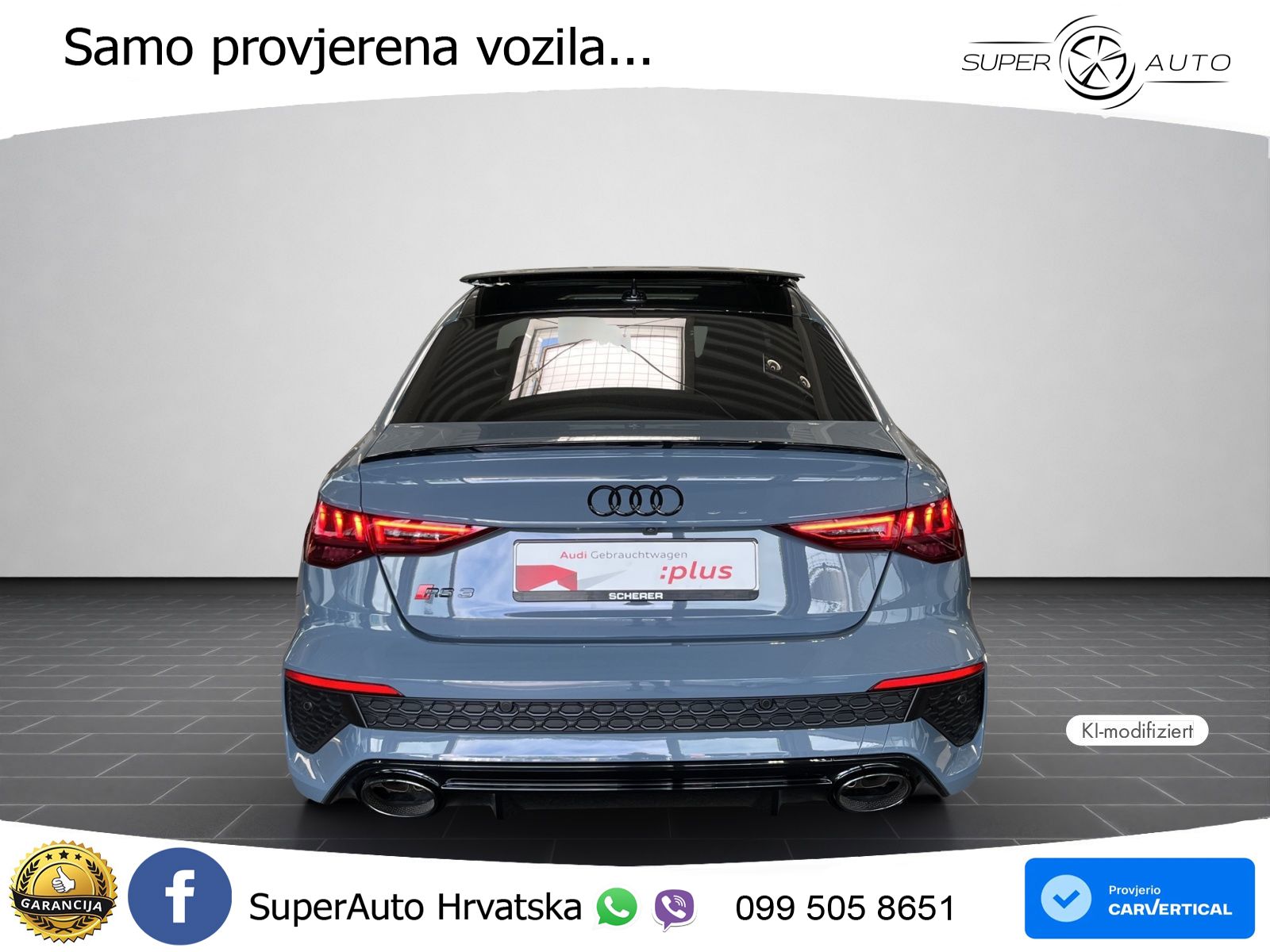 Audi RS3 Sedan 2.5 TFSI (400 KS) quattro S tronic MATRIX+GR SJED+KAM