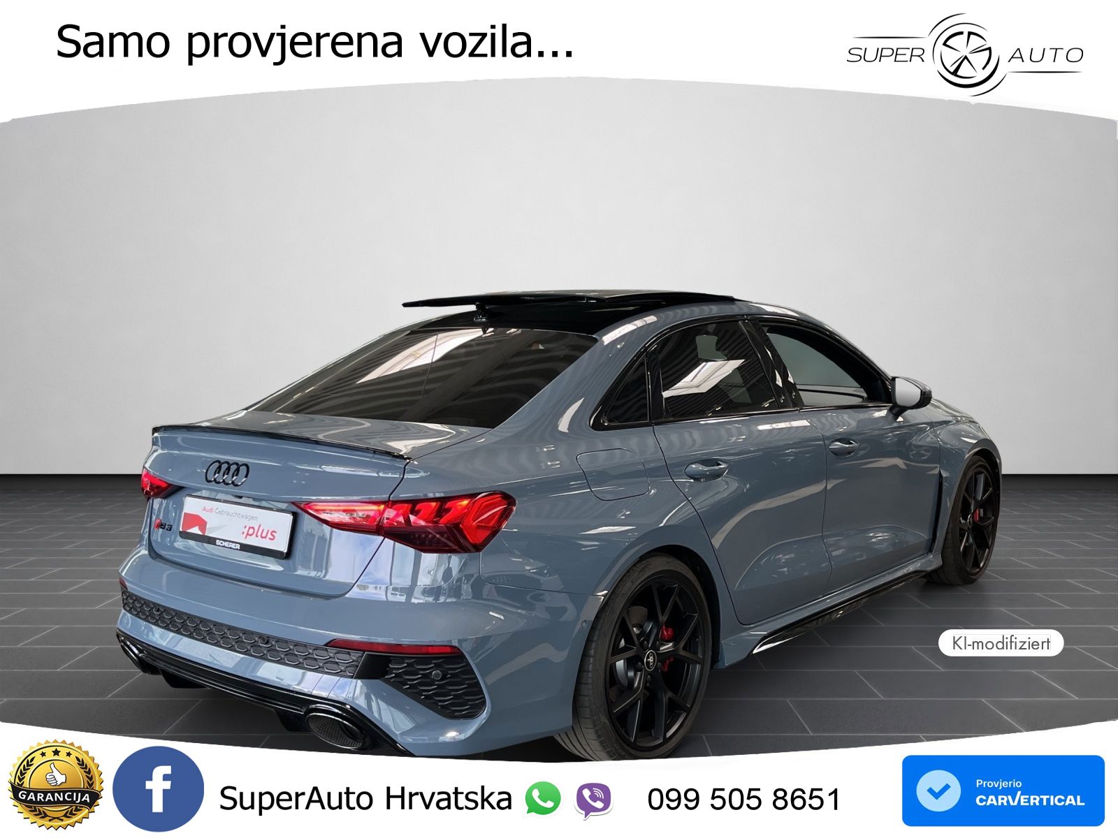 Audi RS3 Sedan 2.5 TFSI (400 KS) quattro S tronic MATRIX+GR SJED+KAM