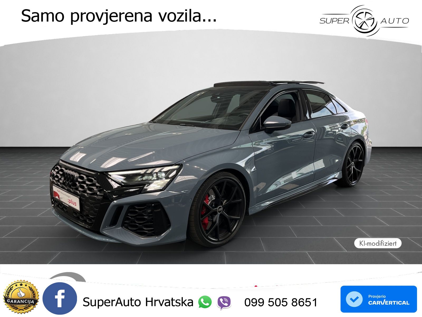 Audi RS3 Sedan 2.5 TFSI (400 KS) quattro S tronic MATRIX+GR SJED+KAM
