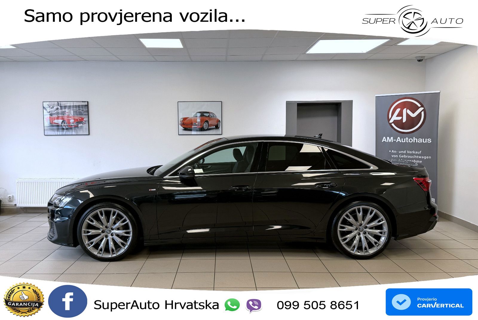 Audi A6 50 TDI V6 (286 KS) quattro tiptronic S line ZRAČNI+ACC+GR SJED+KAM