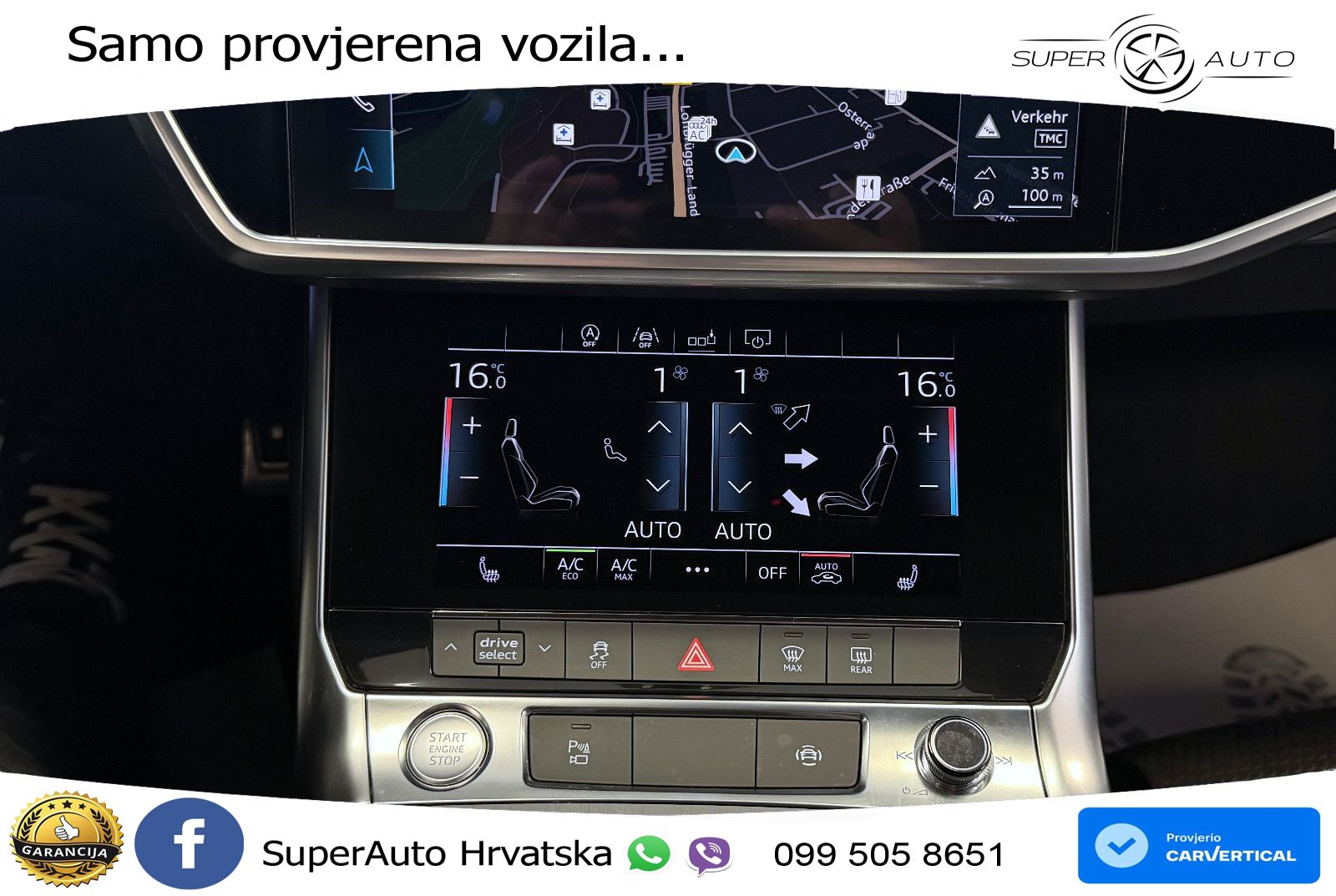 Audi A6 50 TDI V6 (286 KS) quattro tiptronic S line ZRAČNI+ACC+GR SJED+KAM
