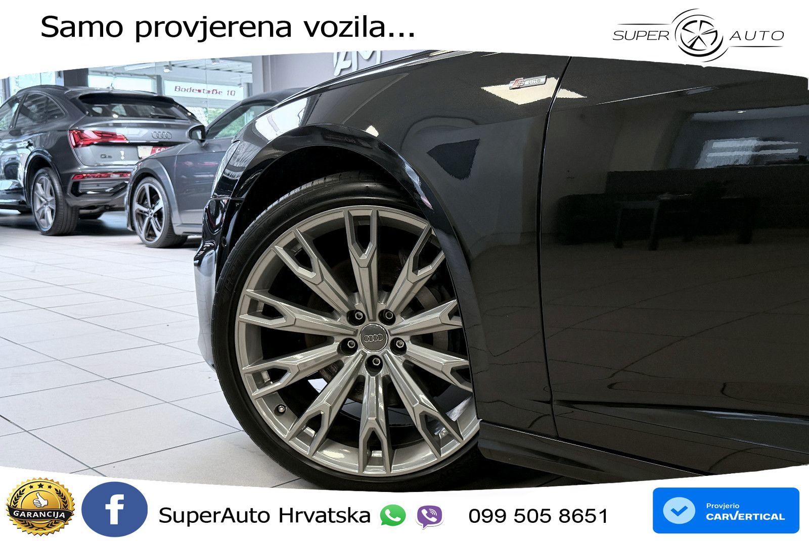 Audi A6 50 TDI V6 (286 KS) quattro tiptronic S line ZRAČNI+ACC+GR SJED+KAM