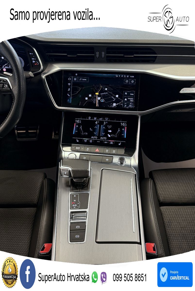 Audi A6 50 TDI V6 (286 KS) quattro tiptronic S line ZRAČNI+ACC+GR SJED+KAM
