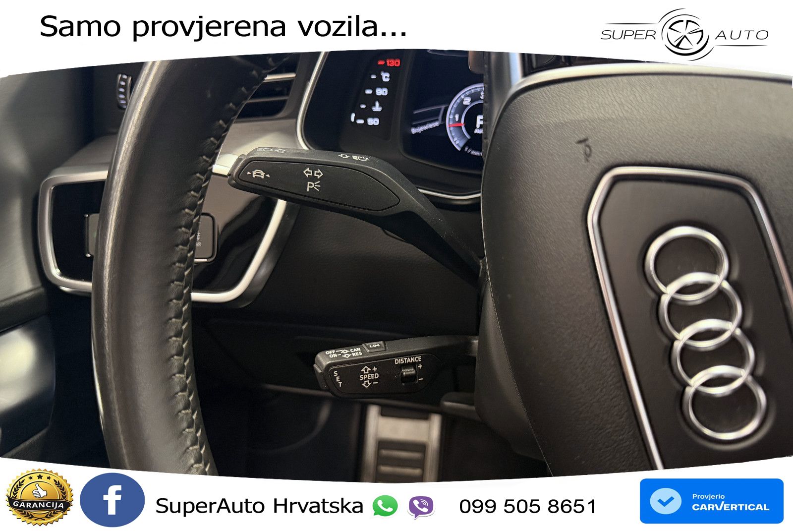 Audi A6 50 TDI V6 (286 KS) quattro tiptronic S line ZRAČNI+ACC+GR SJED+KAM