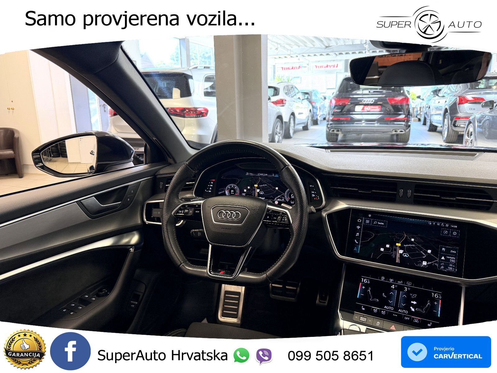 Audi A6 50 TDI V6 (286 KS) quattro tiptronic S line ZRAČNI+ACC+GR SJED+KAM