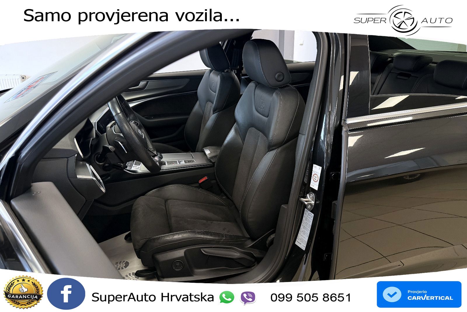Audi A6 50 TDI V6 (286 KS) quattro tiptronic S line ZRAČNI+ACC+GR SJED+KAM