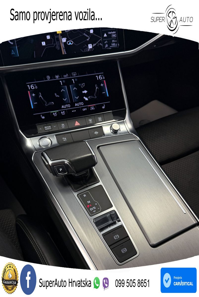 Audi A6 50 TDI V6 (286 KS) quattro tiptronic S line ZRAČNI+ACC+GR SJED+KAM