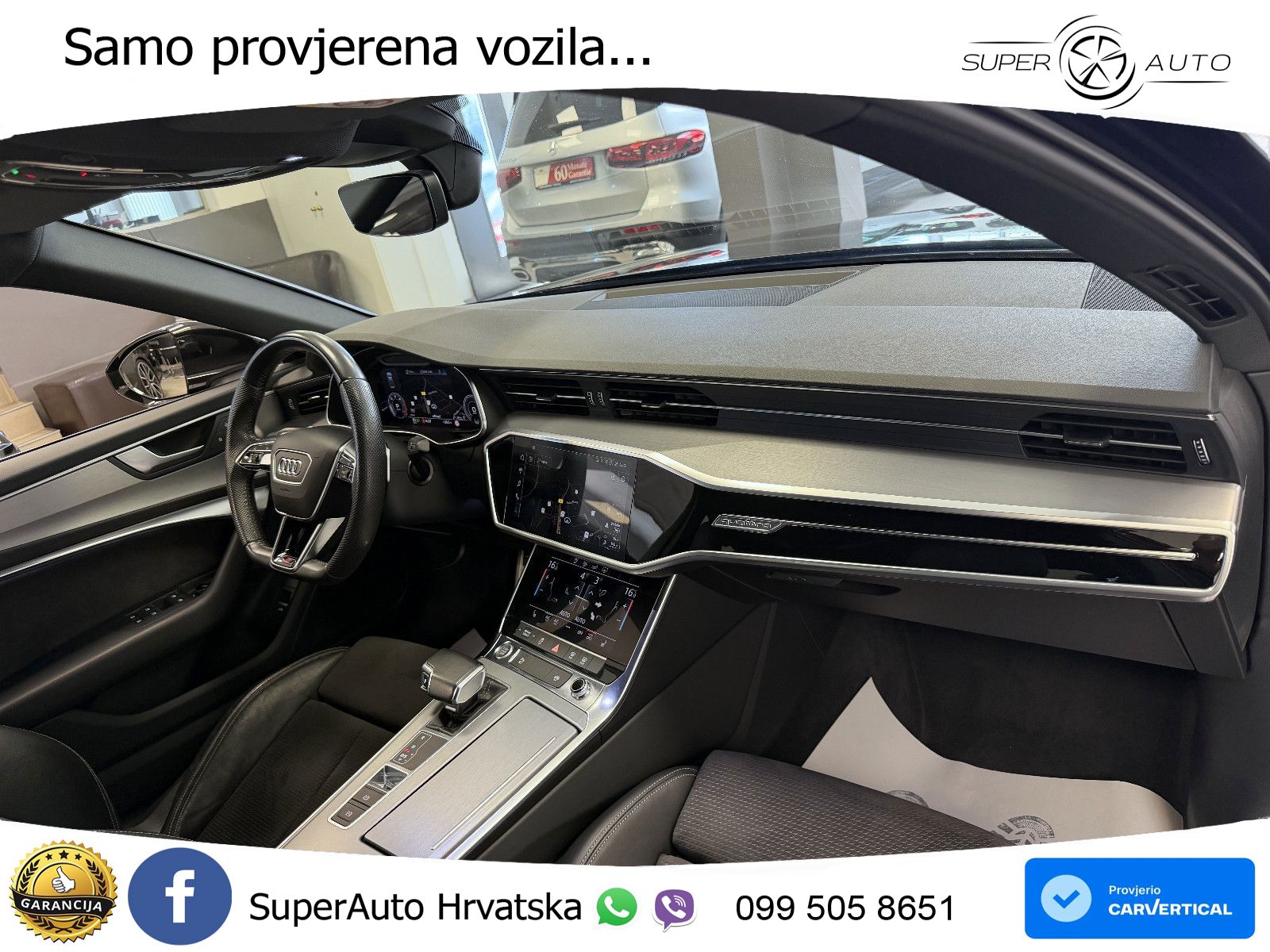 Audi A6 50 TDI V6 (286 KS) quattro tiptronic S line ZRAČNI+ACC+GR SJED+KAM