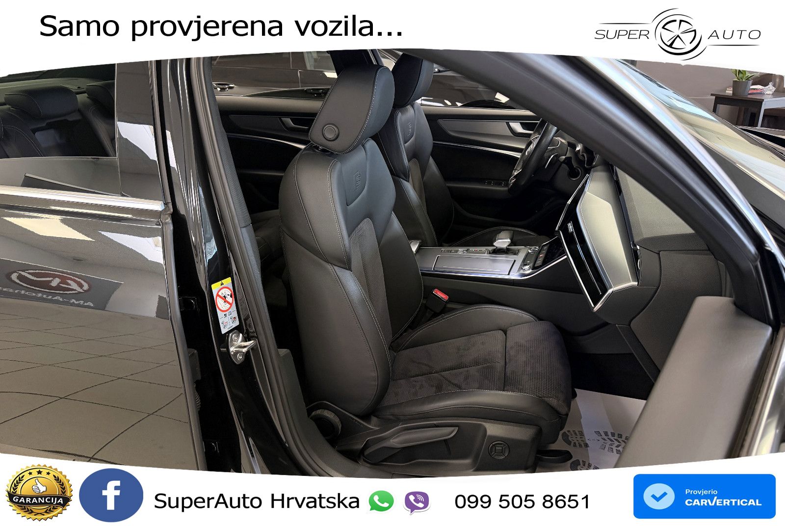 Audi A6 50 TDI V6 (286 KS) quattro tiptronic S line ZRAČNI+ACC+GR SJED+KAM