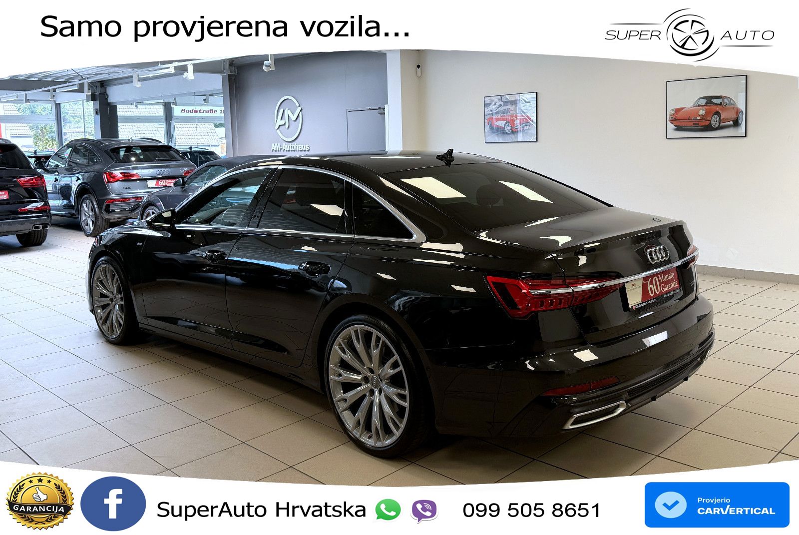Audi A6 50 TDI V6 (286 KS) quattro tiptronic S line ZRAČNI+ACC+GR SJED+KAM