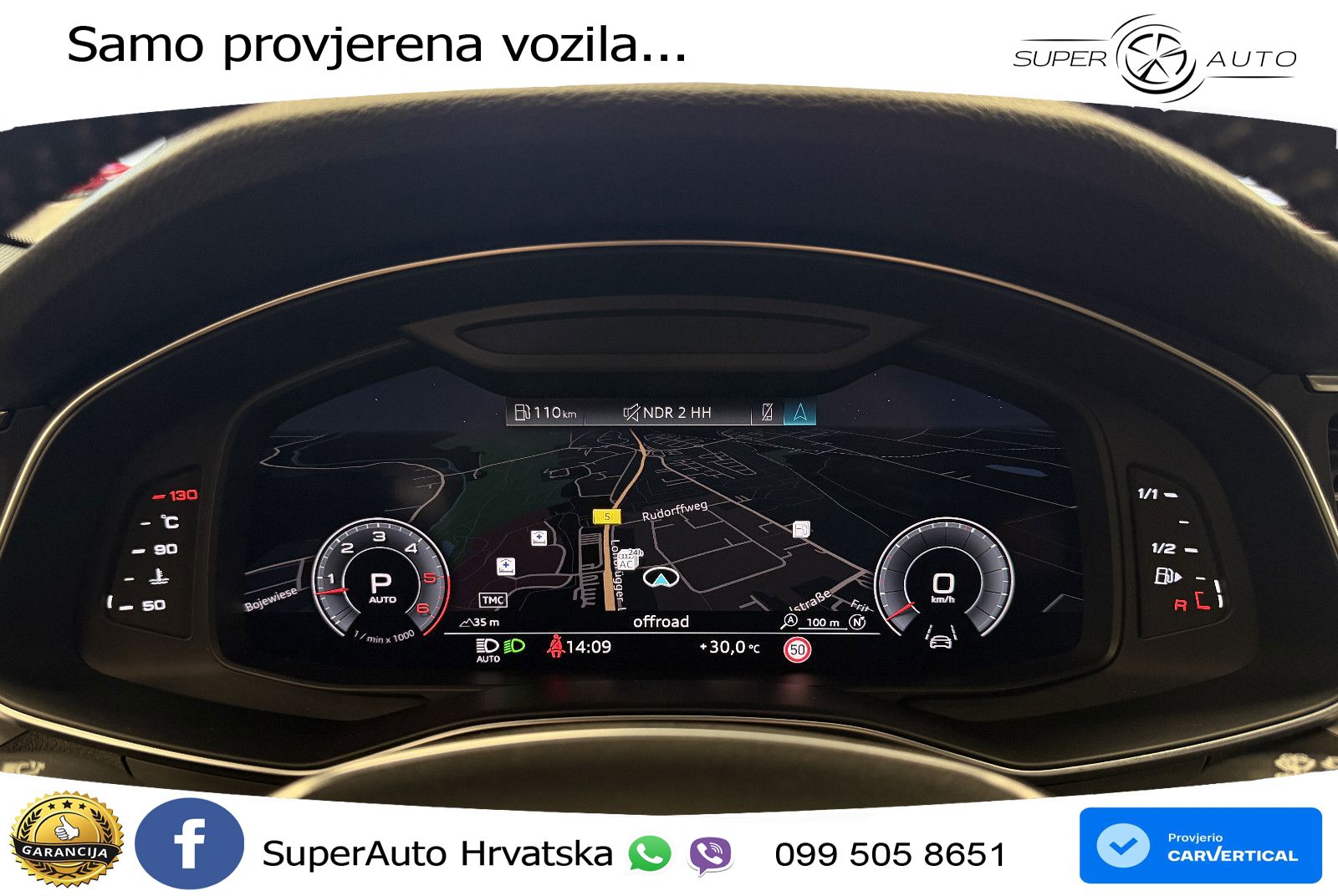 Audi A6 50 TDI V6 (286 KS) quattro tiptronic S line ZRAČNI+ACC+GR SJED+KAM