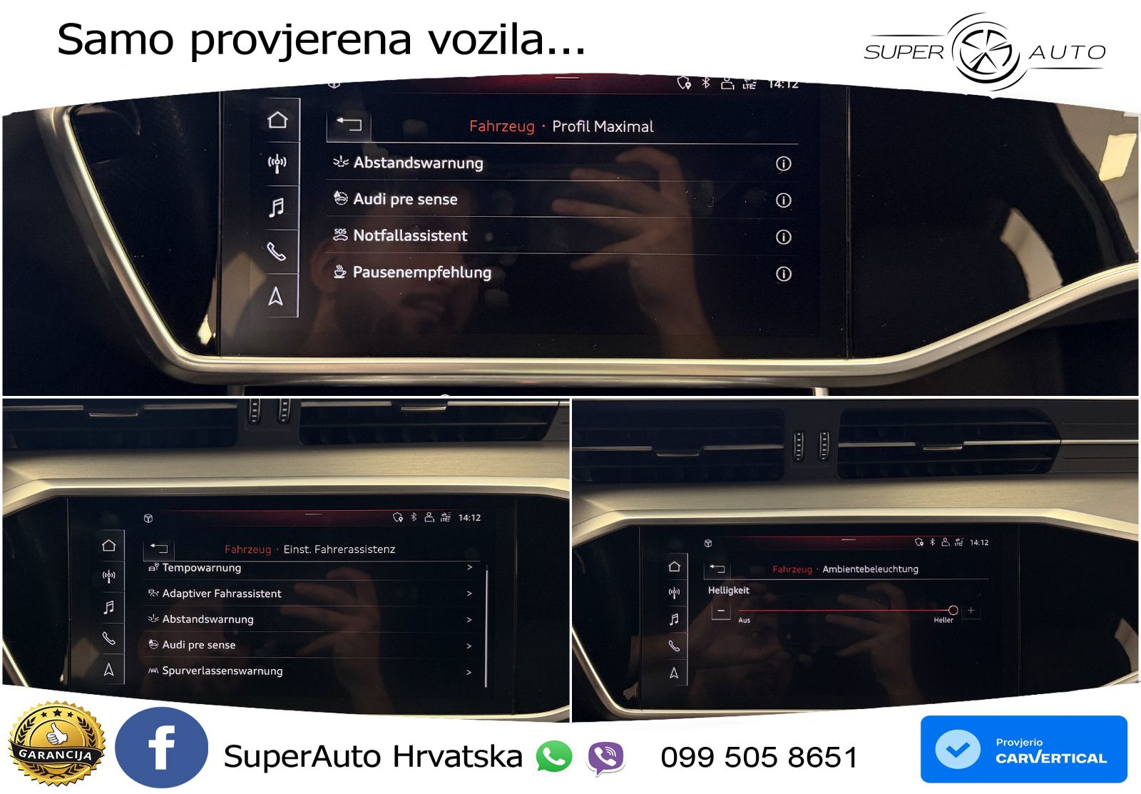 Audi A6 50 TDI V6 (286 KS) quattro tiptronic S line ZRAČNI+ACC+GR SJED+KAM