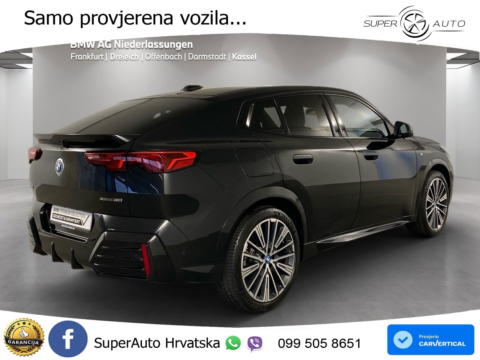 BMW iX2 66.5 kWh (313 KS) xDrive30