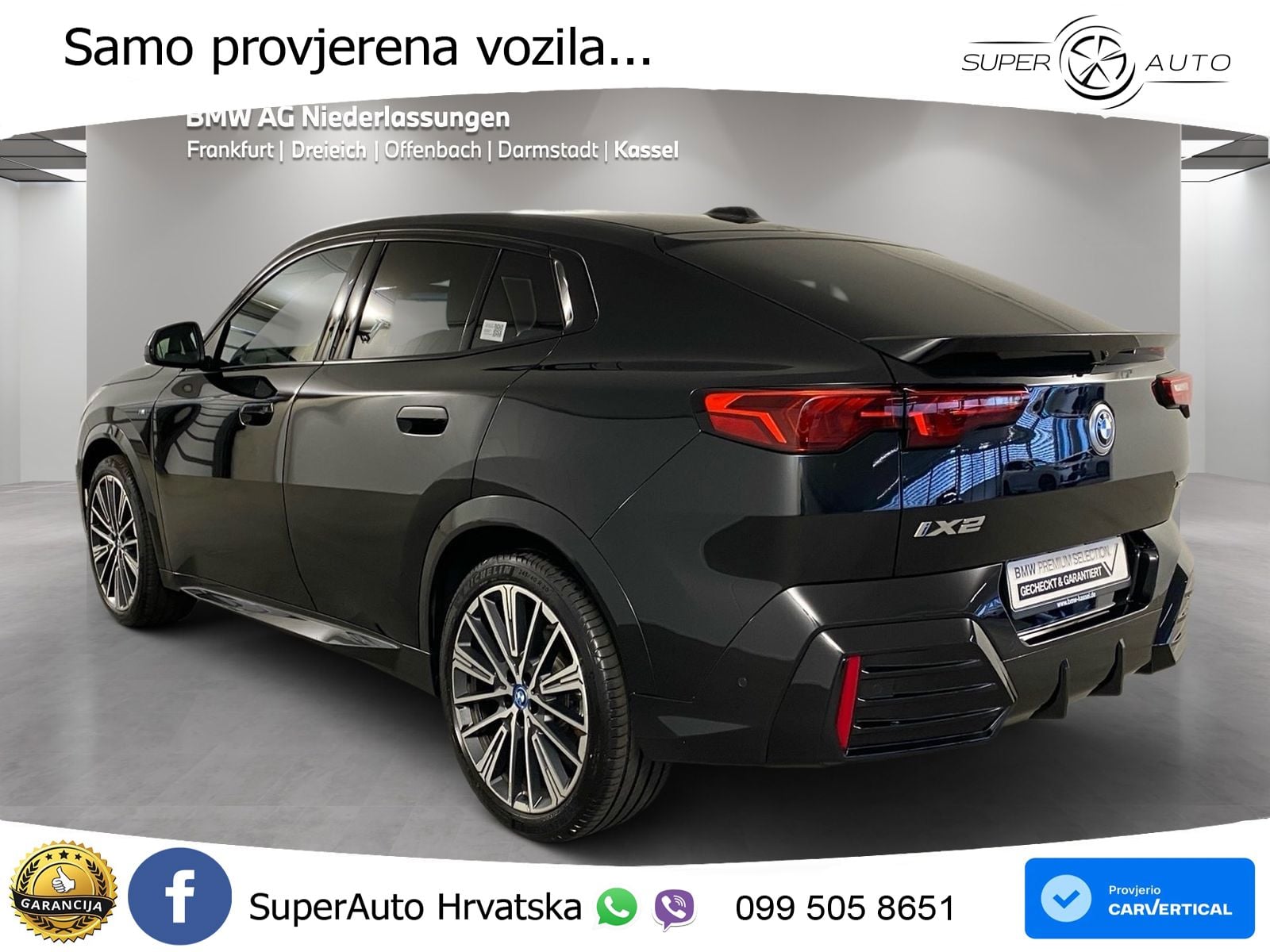 BMW iX2 66.5 kWh (313 KS) xDrive30