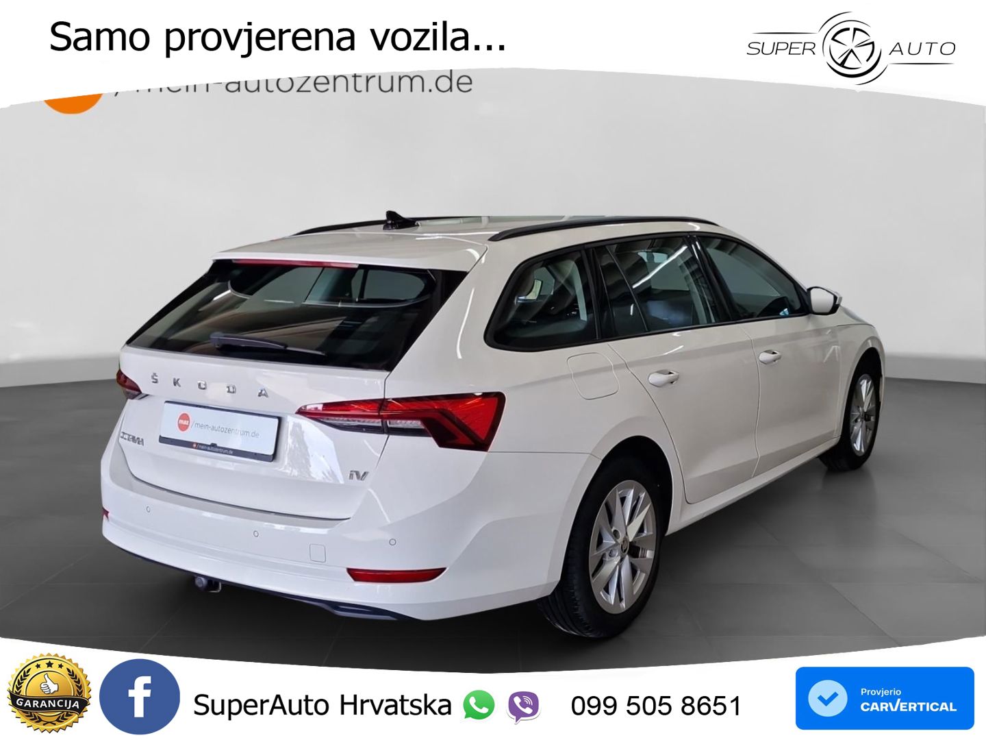 Škoda Octavia Combi iV 1.4 TSI (204 KS) DSG LED+ACC