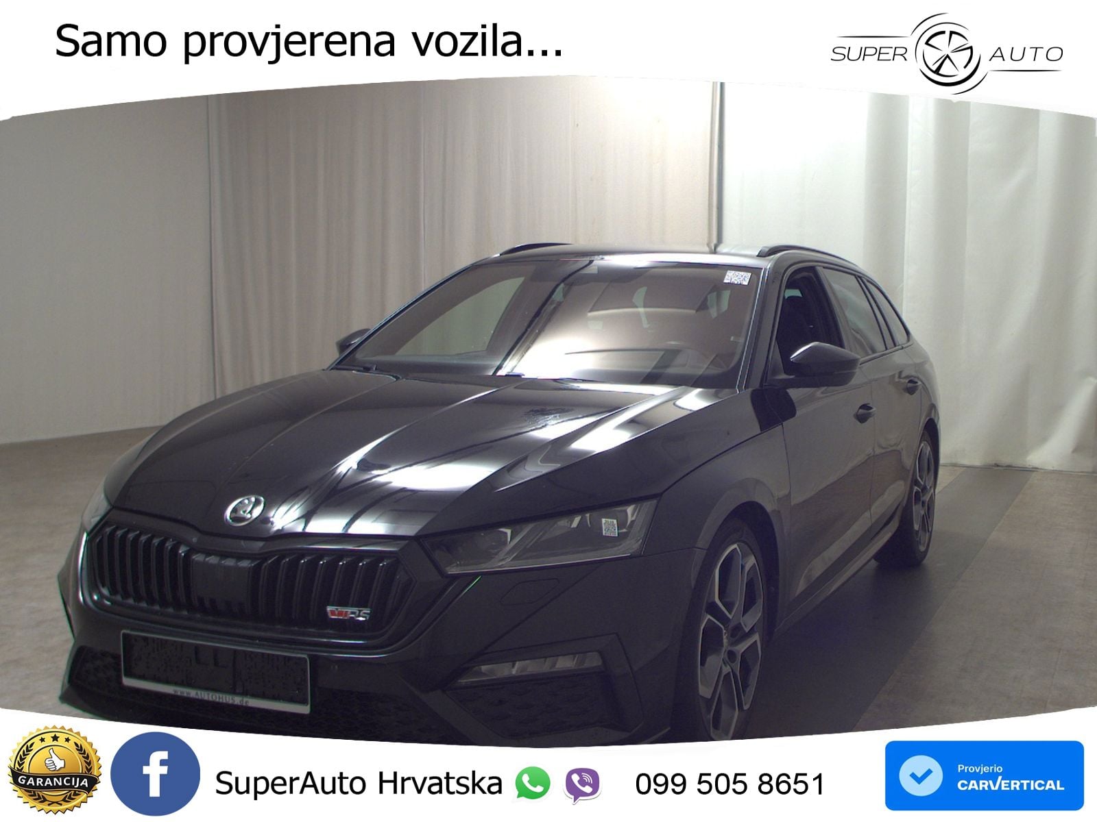 Škoda Octavia Combi RS 2.0 TDI (200 KS) DSG LED+GR SJED+ACC