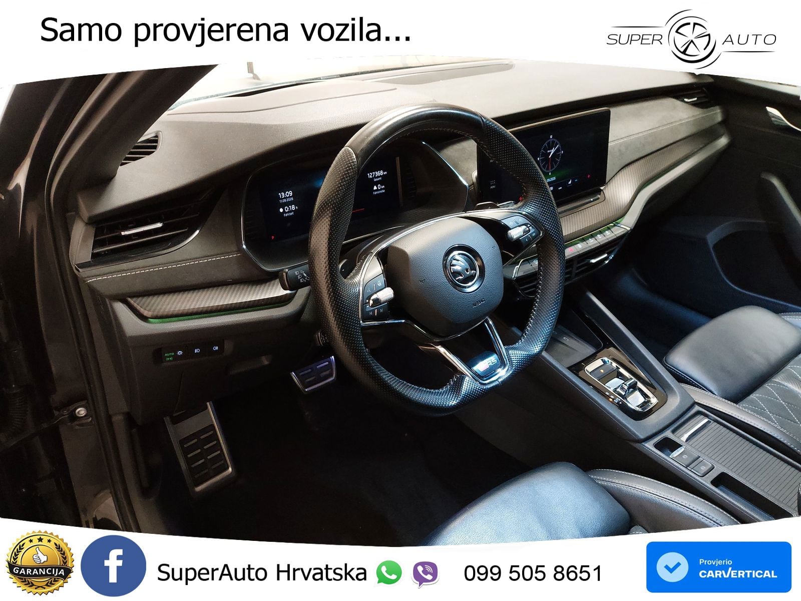 Škoda Octavia Combi RS 2.0 TDI (200 KS) DSG LED+GR SJED+ACC
