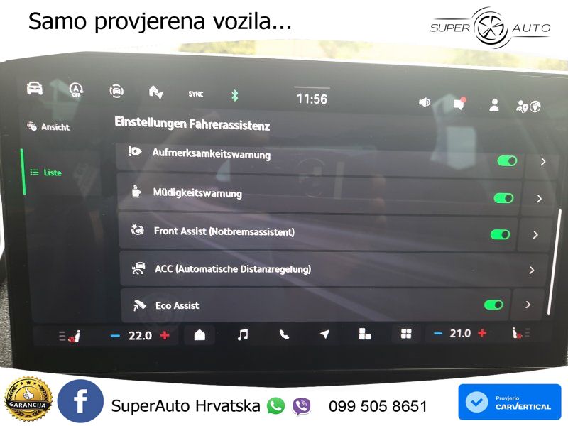 Škoda Octavia Combi 2.0 TDI (150 KS) DSG LED+GR SJED+ACC