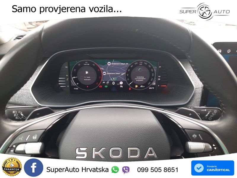 Škoda Octavia Combi 2.0 TDI (150 KS) DSG LED+GR SJED+ACC