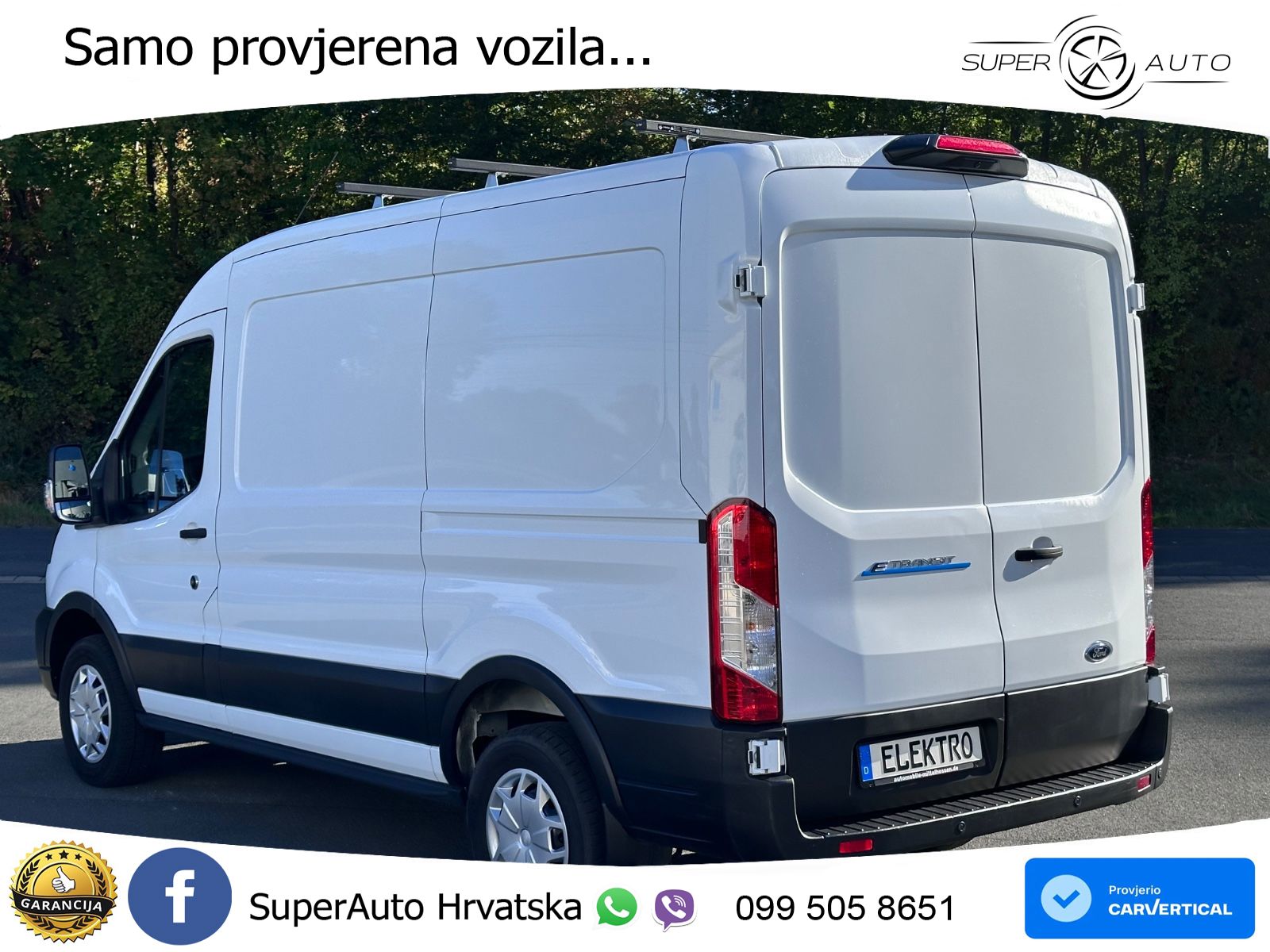 Ford Transit E 350 L2H2 Dachträger 230V an Bord 184 KS