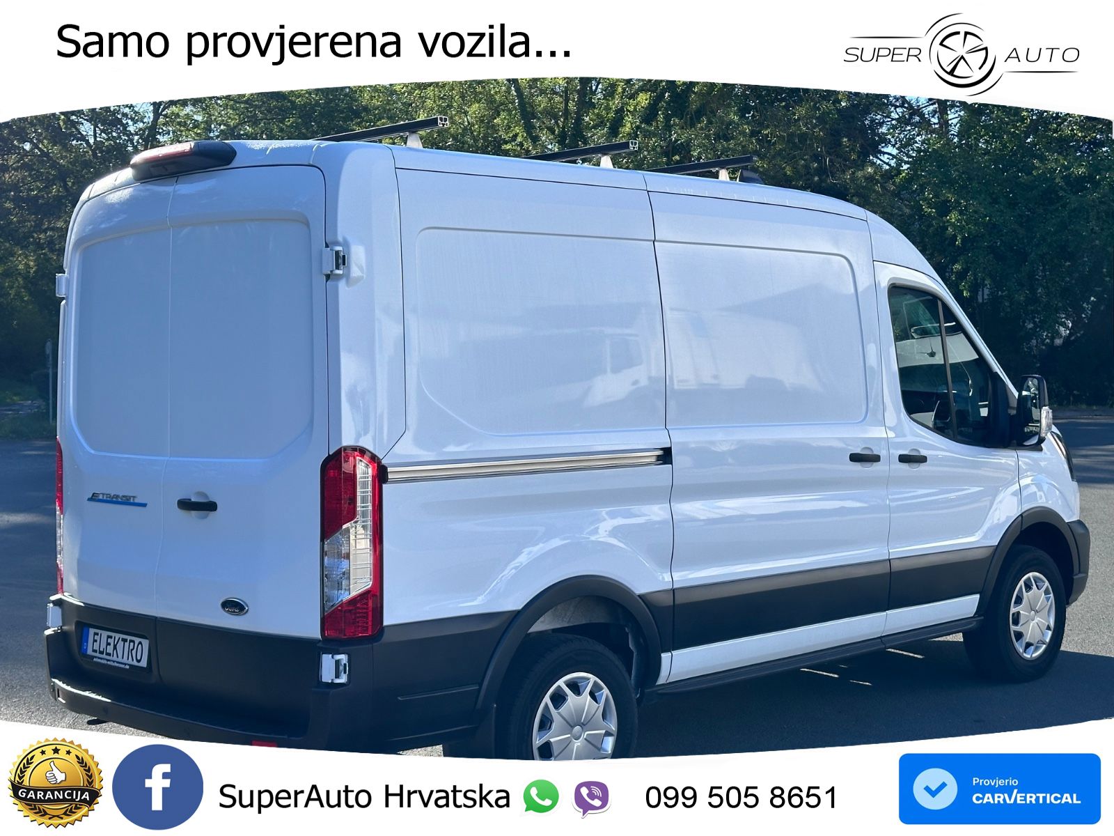 Ford Transit E 350 L2H2 Dachträger 230V an Bord 184 KS