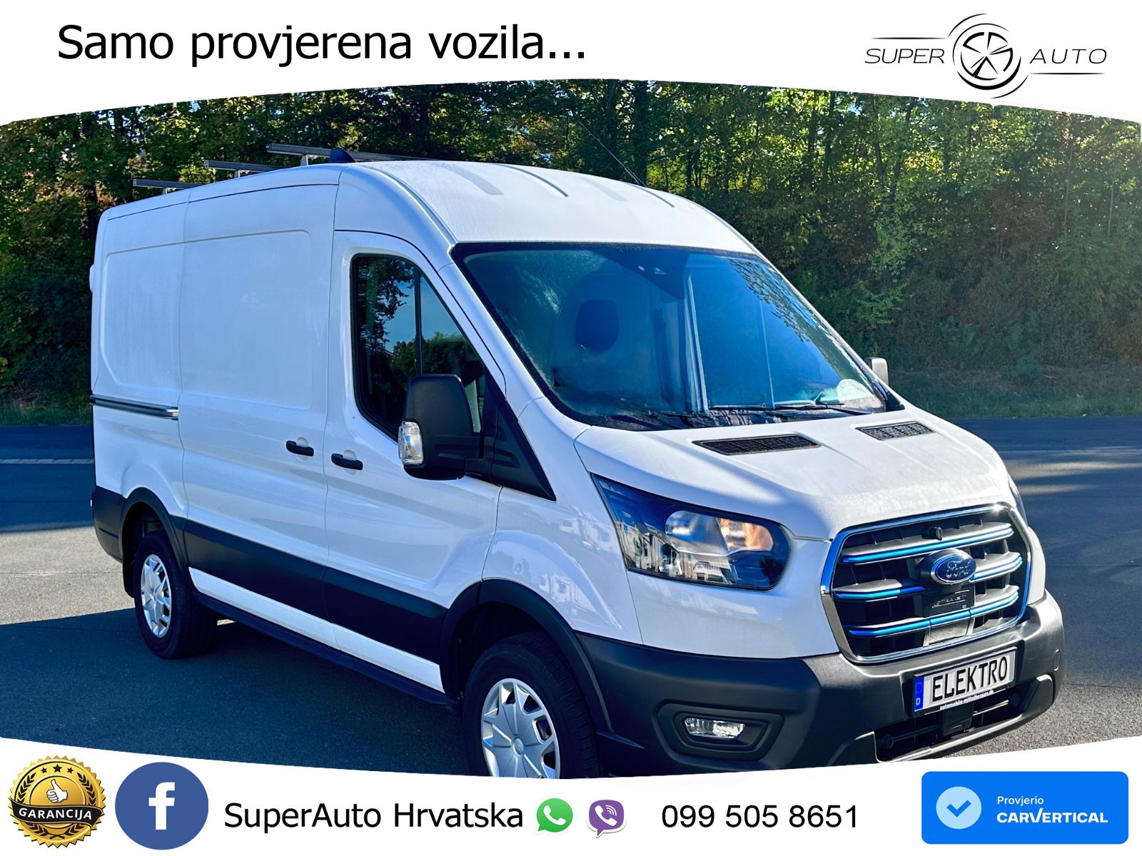 Ford Transit E 350 L2H2 Dachträger 230V an Bord 184 KS