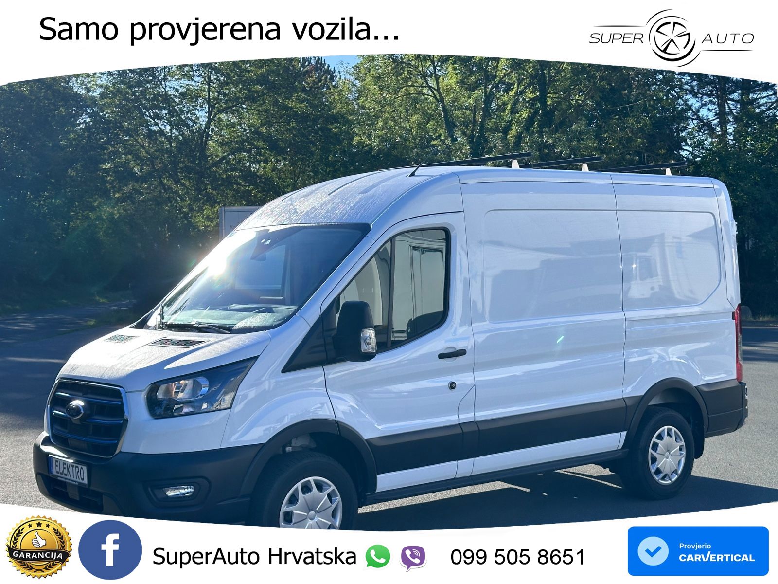 Ford Transit E 350 L2H2 Dachträger 230V an Bord 184 KS