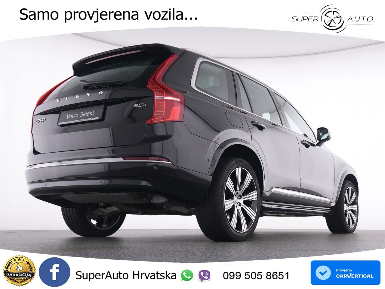 Volvo XC90 2.0 B5 Diesel AWD Automatic ACC+GR SJED+360+PANO
